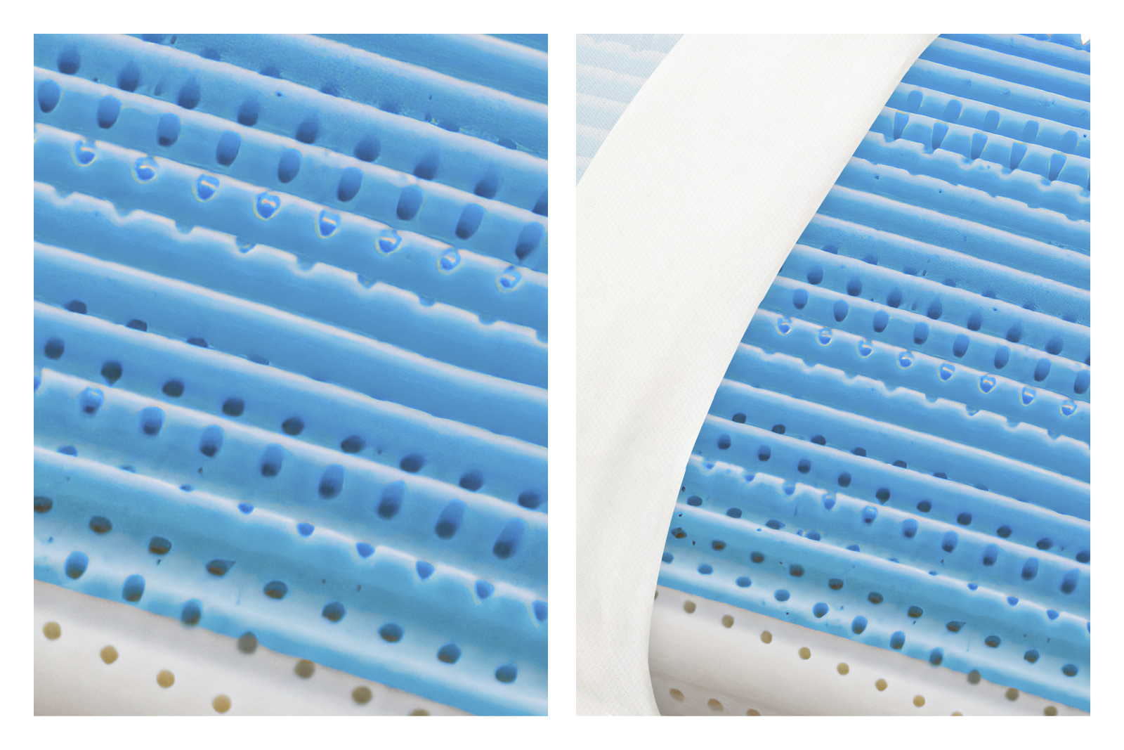matelas et coussins à lattes-Détails-frais