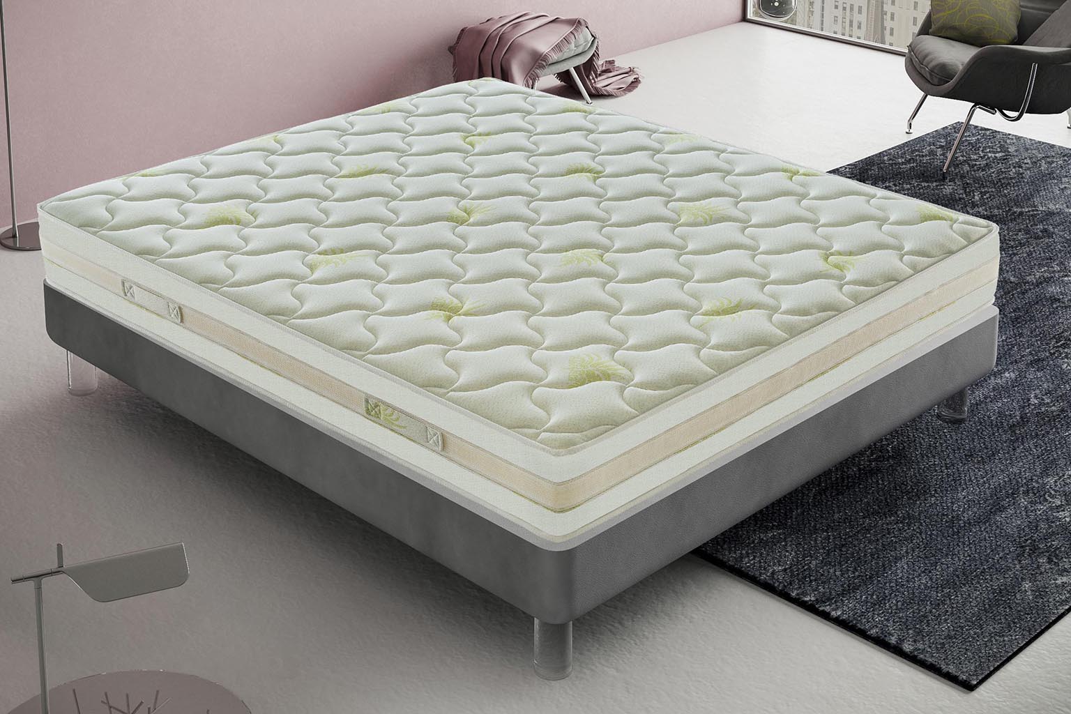 matelas-doghe-matelas-Ibiza-Rome-chambre