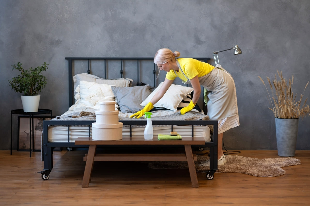 salle de ménage de printemps