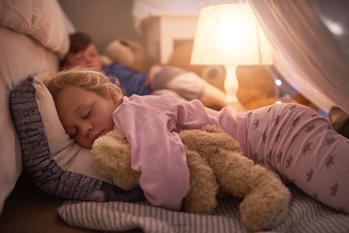 l'heure du coucher des enfants